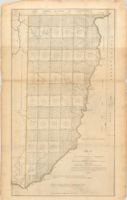 Plat of the Seven Ranges of Townships Being Part of the Territory of the United States N.W. of the River Ohio...