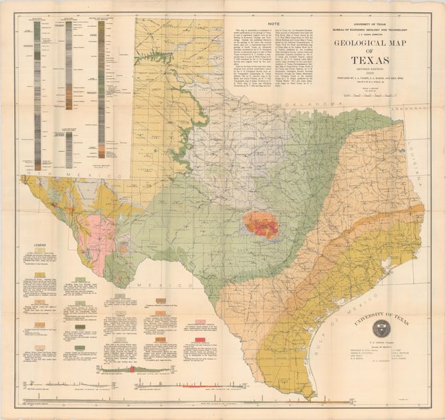 Geological Map of Texas (Revised Edition)