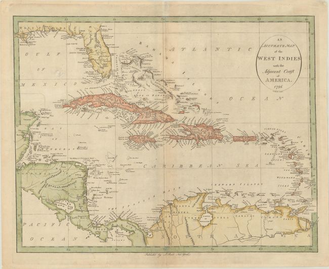 An Accurate Map of the West Indies with the Adjacent Coast of America