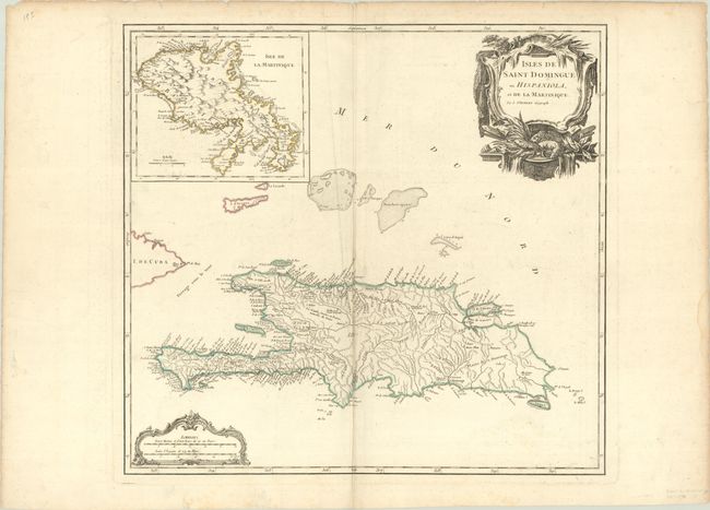 Isles de Saint Domingue ou Hispaniola, et de la Martinique