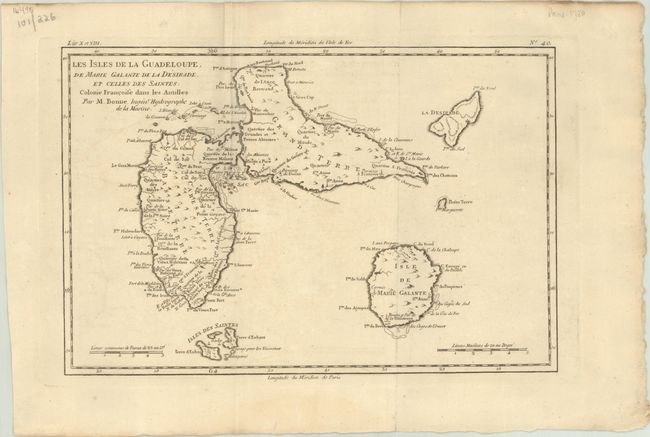 Les Isles de la Guadeloupe, de Marie Galante de la Desirade, et Celles des Saintes: Colonie Francoise dans les Antilles