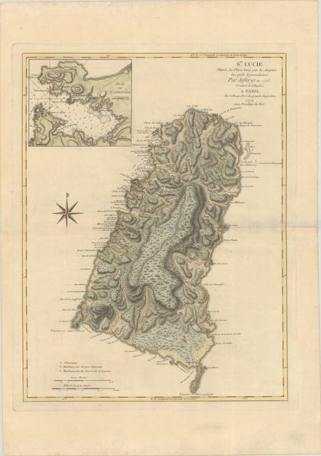 Ste. Lucie d'Apres les Plans Leves par les Anglois lors qu'ils la Possedoient