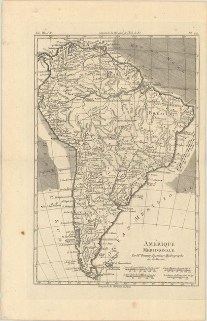 [Lot of 2] Amerique Meridionale [and] Carte de la Partie Septentrionale du Bresil