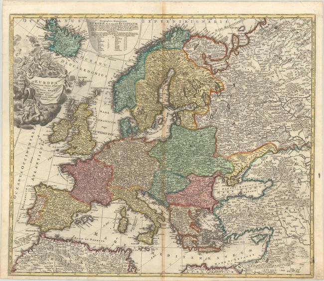 Europa Christiani Orbis Domina in sua Imperia, Regna, et Status Exacte Divisa
