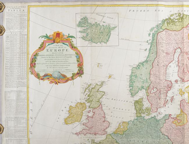 A New and Accurate Map of Europe, Divided Into Its Empires, Kingdoms, States and Republics, &c...