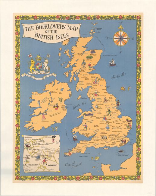 The Booklovers Map of the British Isles