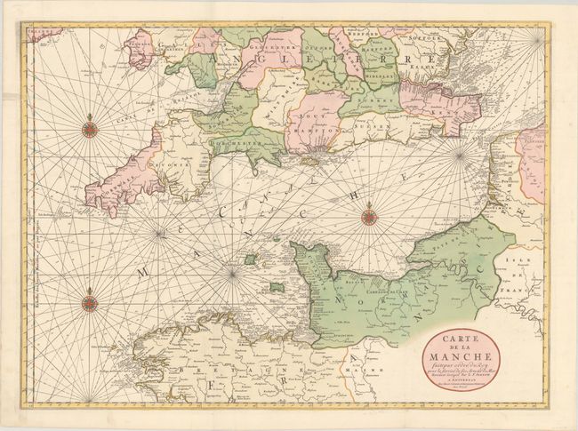 Carte de la Manche. Faite par Ordre du Roy pour le Service de ses Armees de Mer...