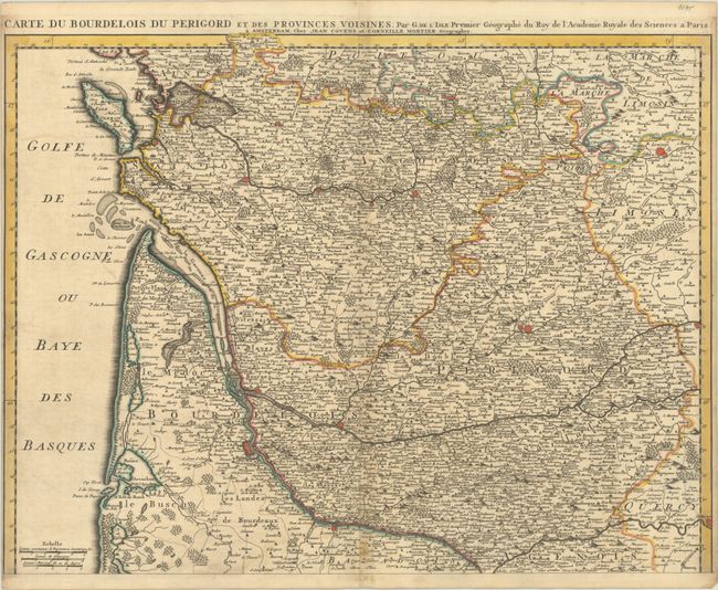 Carte du Bourdelois du Perigord et des Provinces Voisines