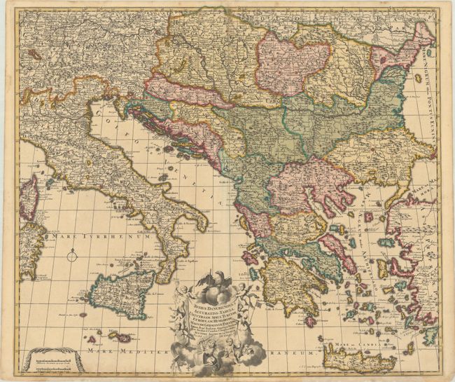 Totius Danubii Nova & Accuratiss. Tabula, Universam Simul Turciam Europaeam Hungariam Magnam Germaniae Partem...