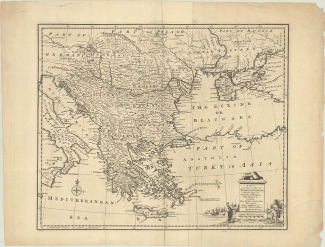 A New & Accurate Map of Turky in Europe, with the Adjacent Counties of Hungary, Little Tartary &c...