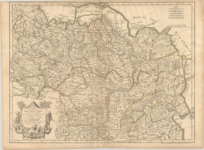 Carte de Tartarie Dressee sur les Relations de Plusieurs Voyageurs de Differentes Nations et sur Quelques Observations...