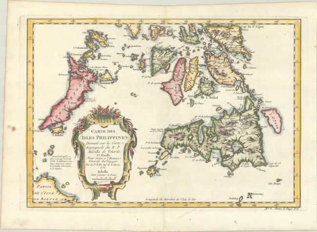 Carte des Isles Philippines Dressee sur la Carte Espagnole du R.P. Murillo de Velarde. 2e. Feuille...