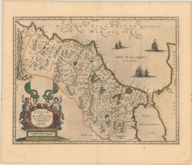 Fezzae et Marocchi Regna Africae Celeberrima, Describebat Abrah: Ortelius