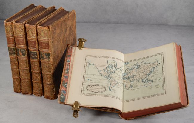 [5 Volumes] Le Petit Atlas Maritime Recueil de Cartes et Plans des Quatre Parties du Monde...