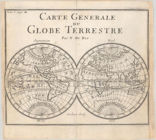 Carte Generale du Globe Terrestre