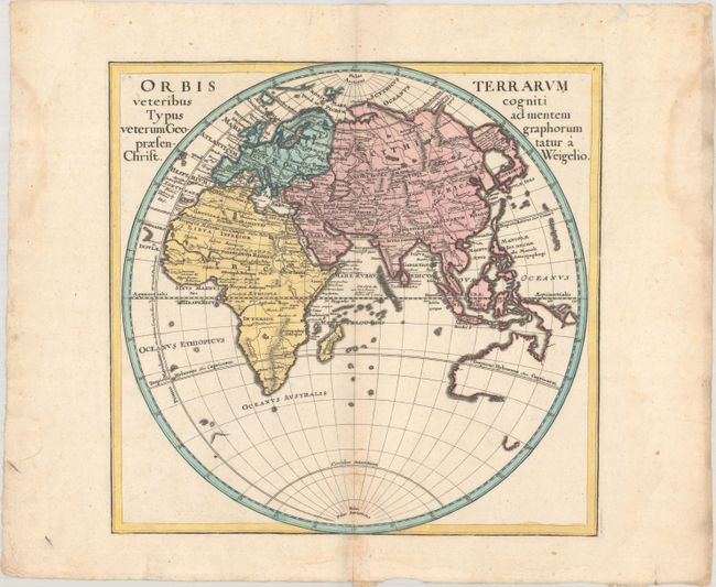 Orbis Terrarum Veteribus Cogniti Typus ad Mentem Veterum Geographorum