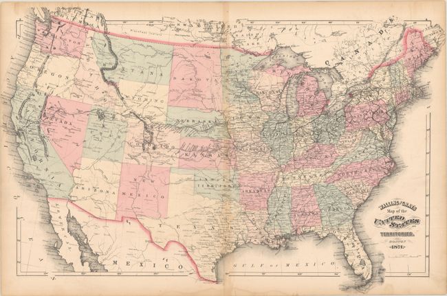 Walling and Gray's Map of the United States and Territories