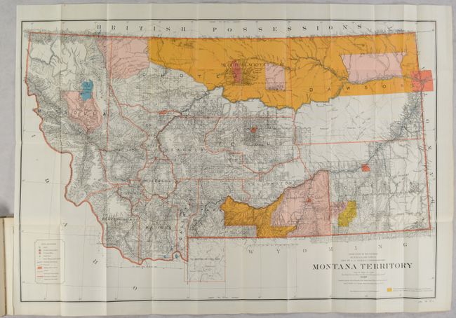 [Map in Report] Montana Territory [in] Letter from the Secretary of the Interior, in Relation to the Affairs of the Indians at the Pine Ridge and Rosebud Reservations in South Dakota