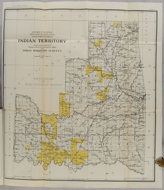 [11 Maps in Report] Annual Reports of the Department of the Interior for the Fiscal Year Ended June 30, 1901. Indian Affairs. Part II. Commission to the Five Civilized Tribes...