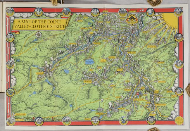 [Map in Book] A Map of the Colne Valley Cloth District [in] Colne Valley Cloth from the Earliest Times to the Present Day