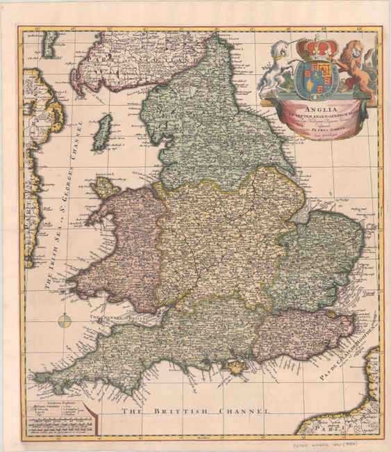Anglia in Septem Anglo-Saxonum Regna Omnes que Hodiernas Regiones Ordine Distincta