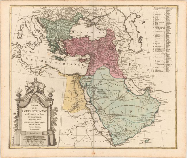 Empire de la Porte Ottomane en Europe, en Asie, et en Afrique, avec les Pays qui lui sont Tributaires...