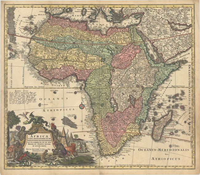 Africa Iuxta Navigationes et Observationes Recentissimas Aucta Correcta et in sua Regna et Status Divisa, in Lucem Edita