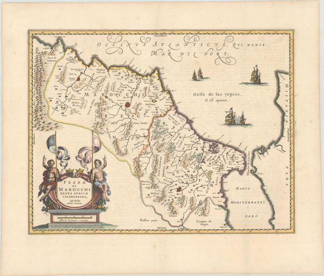 Fezzae et Marocchi Regna Africae Celeberrima, Describebat Abrah: Ortelius