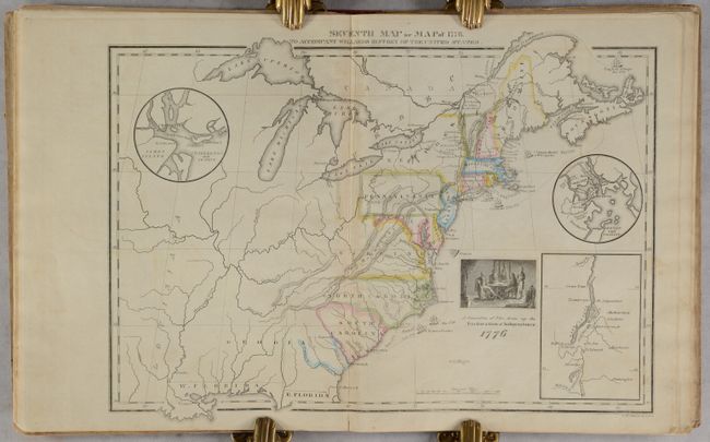 A Series of Maps to Willard's History of the United States, or, Republic of America...