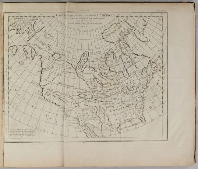[Complete Set of 10 Maps from Diderot's Encyclopedia (Supplement)] Cartes de l'Amerique