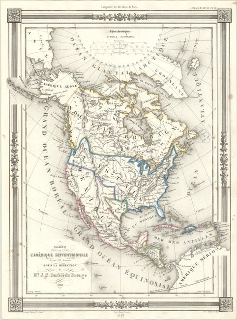 Carte de l'Amerique Septentrionale...