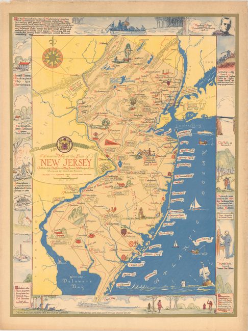 Historical Map of the State of New Jersey