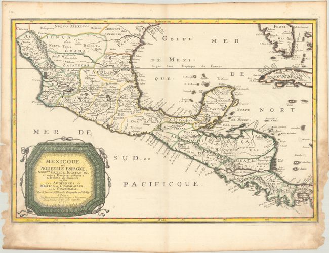 Mexicque, ou Nouvelle Espagne, Nouvlle Gallice, Iucatan &c. et Autres Provinces Jusques a l'Isthme de Panama; ou sont les Audiences de Mexico, de Guadalaiara, et de Guatimala