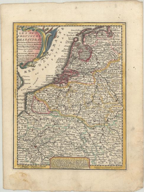Les XVII Provinces des Pays-Bas Divisees en Provinces Unies Connues sous le Nom de Hollande, et en Pays Bas Catholiques Connues sous le Nom de Flandre...