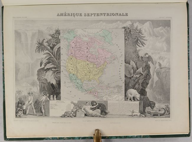 Atlas National Illustre des 89 Departements et des Possessions de la France Divise par Arrondissements, Cantons et Communes...