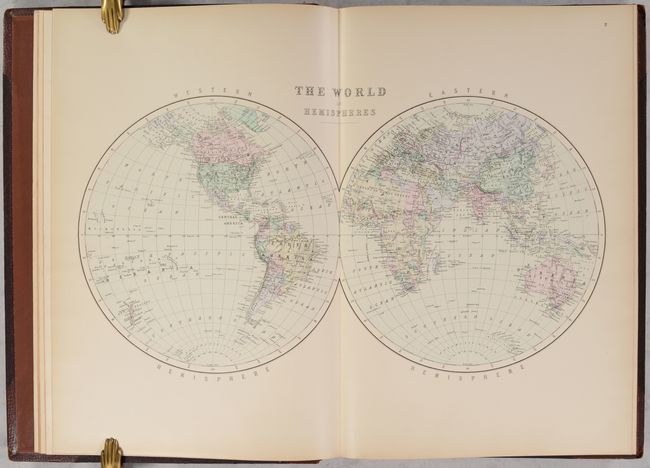 Bradley's Atlas of the World for Commercial and Library Reference...