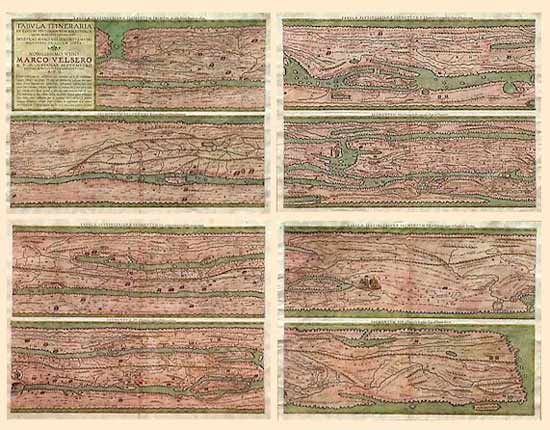 Tabula Iteneraria ex Illustri Peutingerorum Bibliotheca 