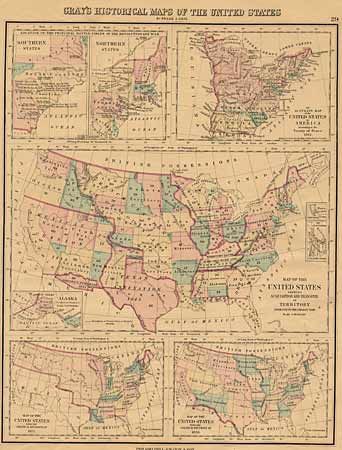 Gray's Historical Maps of the United States