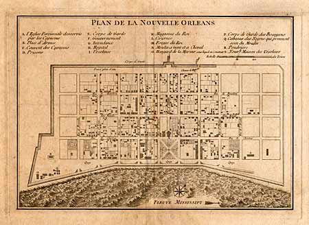 Plan de la Nouvelle Orleans