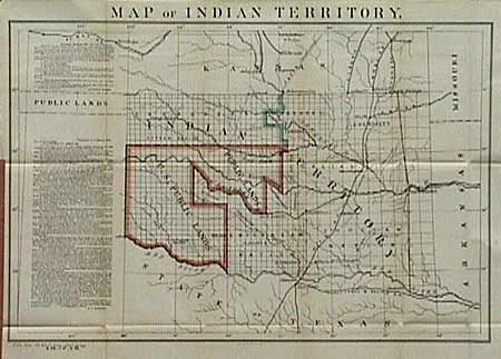 Map of Indian Territory