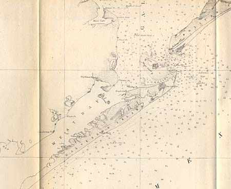 Preliminary Chart of the Seacoast of Texas in the Vicinity of Galveston