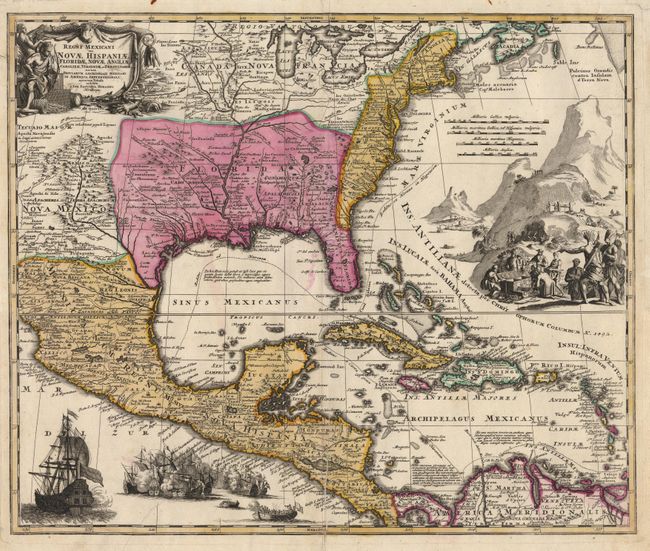 Regni Mexicani seu Novae Hispaniae, Ludovicianae, N. Angliae, Carolinae, Virginiae, et Pensylvaniae