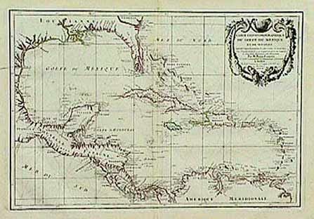 Carte Geo-Hydrographique du Golfe du Mexique et de Ses Isles`