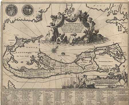 Mappa Aestivarum Insularum, alias Bermudas