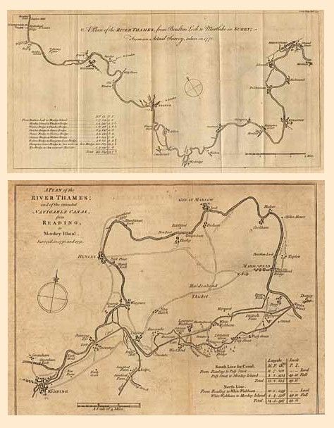 [River Thames] [2 maps]
