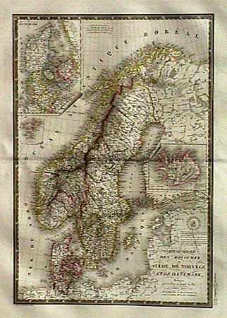 Carte Generale des Royaumes de Suede, de Norvege, et de Danemark