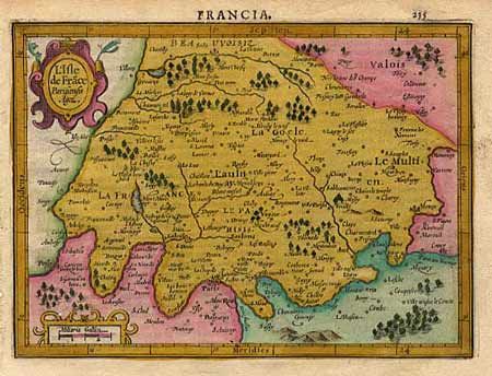 L'Isle de France Parisiensis Ager.