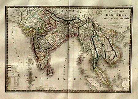 Carte Generale des Indes En-Deca et au dela du Gange