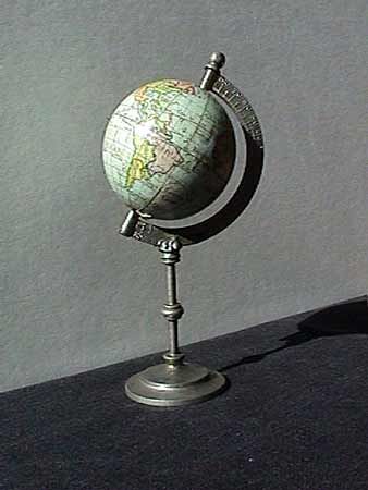 Minature terrestial globe