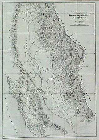 Topographical Sketch of the Gold & Quicksilver District of California